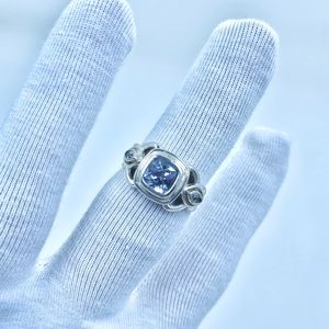 SS Swiss Blue Topaz Ring